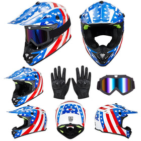 MXJ Gear side profile highlighting full-face coverage and stylish graphics