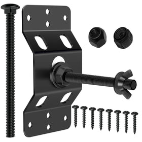 MY RUSTIC bracket front view showing solid steel frame and stable fitment benefit