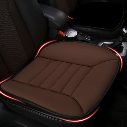 MYFAMIREA front view cushion showcasing coffee color and neat finish for comfort