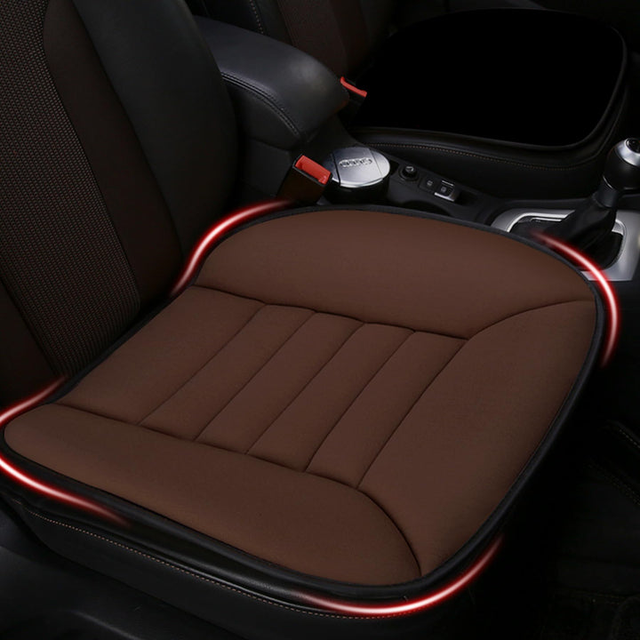 MYFAMIREA front view cushion showcasing coffee color and neat finish for comfort