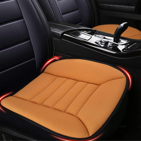 MYFAMIREA front view orange seat cushion showing fit and comfort