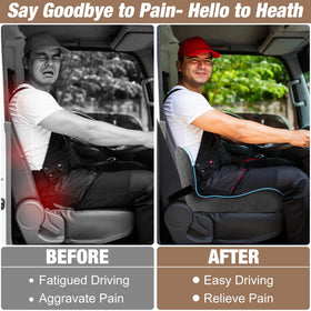MYFAMIREA cushion on office chair providing lumbar support