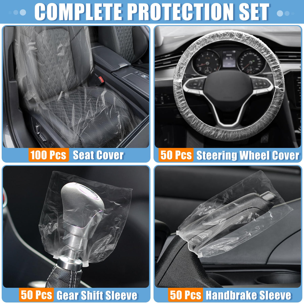 MYFAMIREA seat cover installed in car interior protecting upholstery from spills
