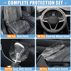 MYFAMIREA seat cover installed in car interior protecting upholstery from spills