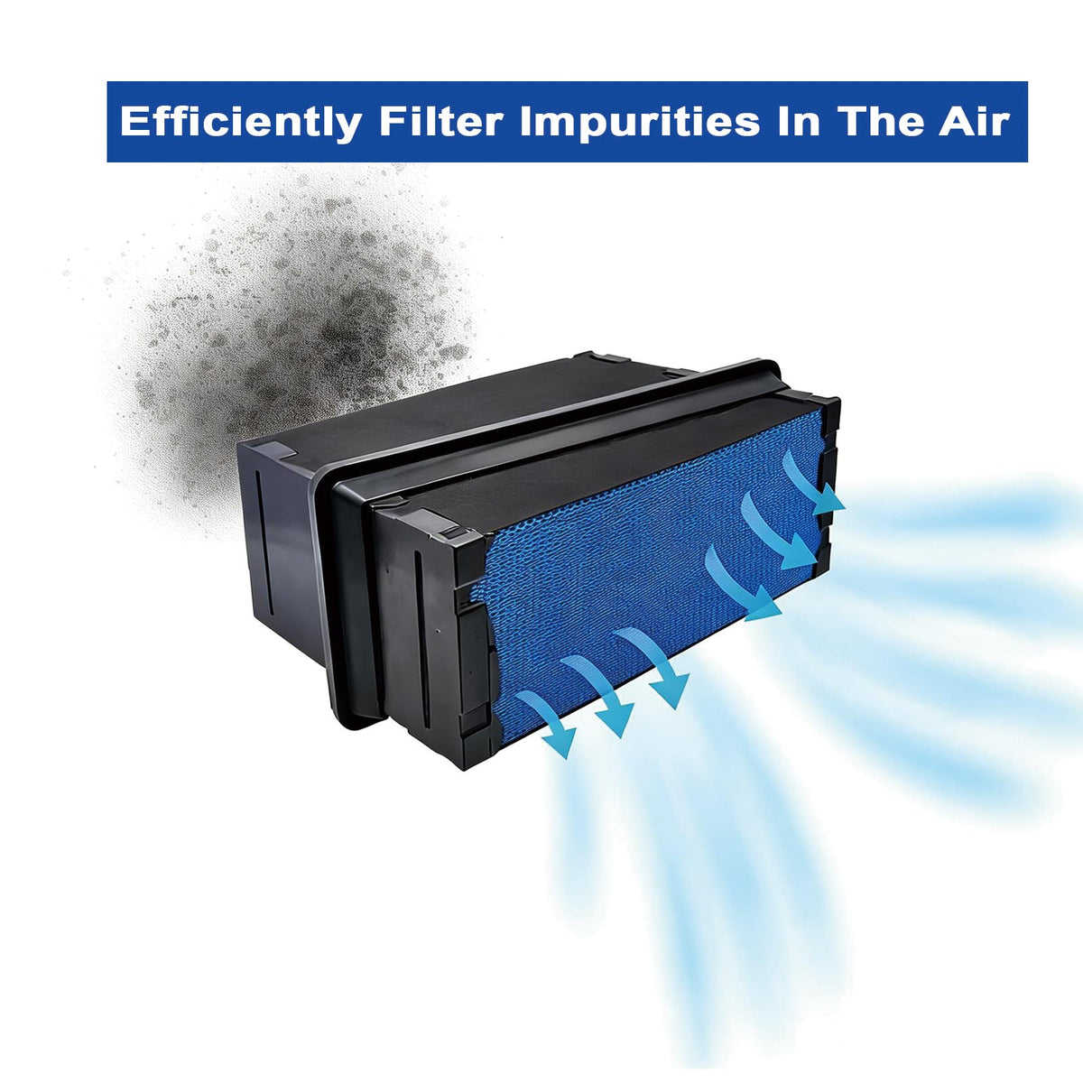 MYLSAUTO close-up of filter pleats demonstrating superior particle capture and airflow