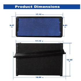 MYLSAUTO filter next to ruler showing correct size for confident part verification