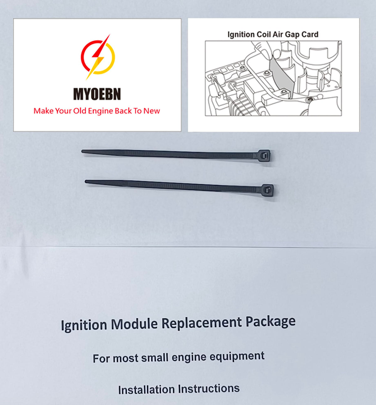 MYOEBN ignition coil installed on engine demonstrating easy replacement