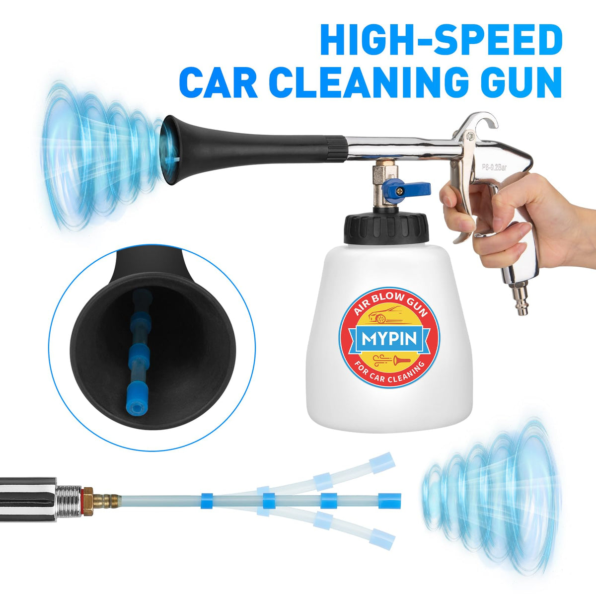 MYPIN sponge and wrench accessories for gentle wipe and maintenance