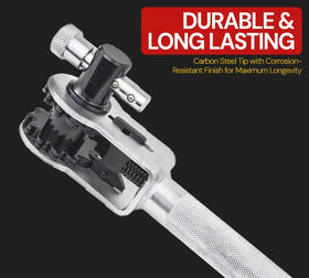 Mytee Products modified end engaging a chain lever binder for versatile tightening