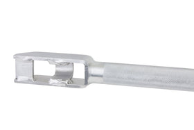 Mytee Products operator using winch bar to tighten cargo showing safer load securing