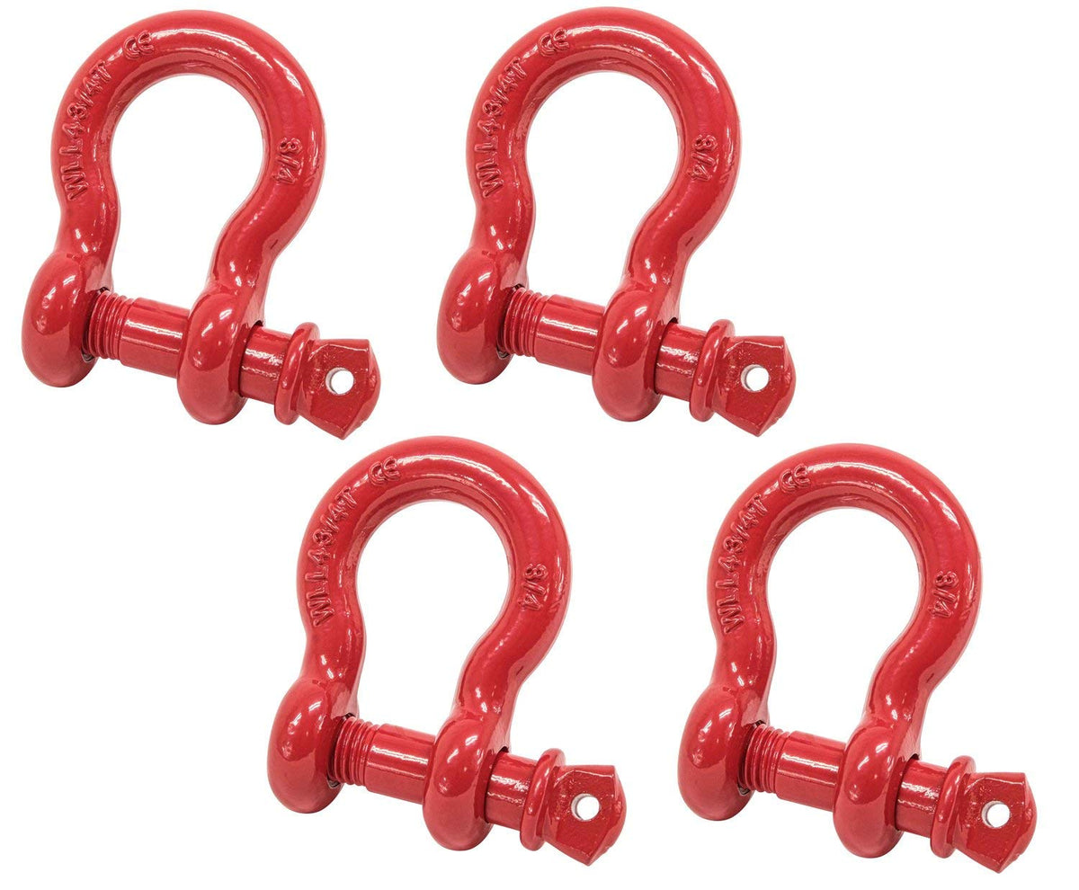Mytee Products front view of 3/4" anchor shackle showing shape and strength
