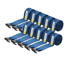 Mytee Products front packaging showing 10-pack and blue straps, highlights value