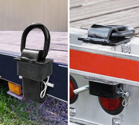 Mytee Products in use with a ratchet strap displaying reliable cargo restraint