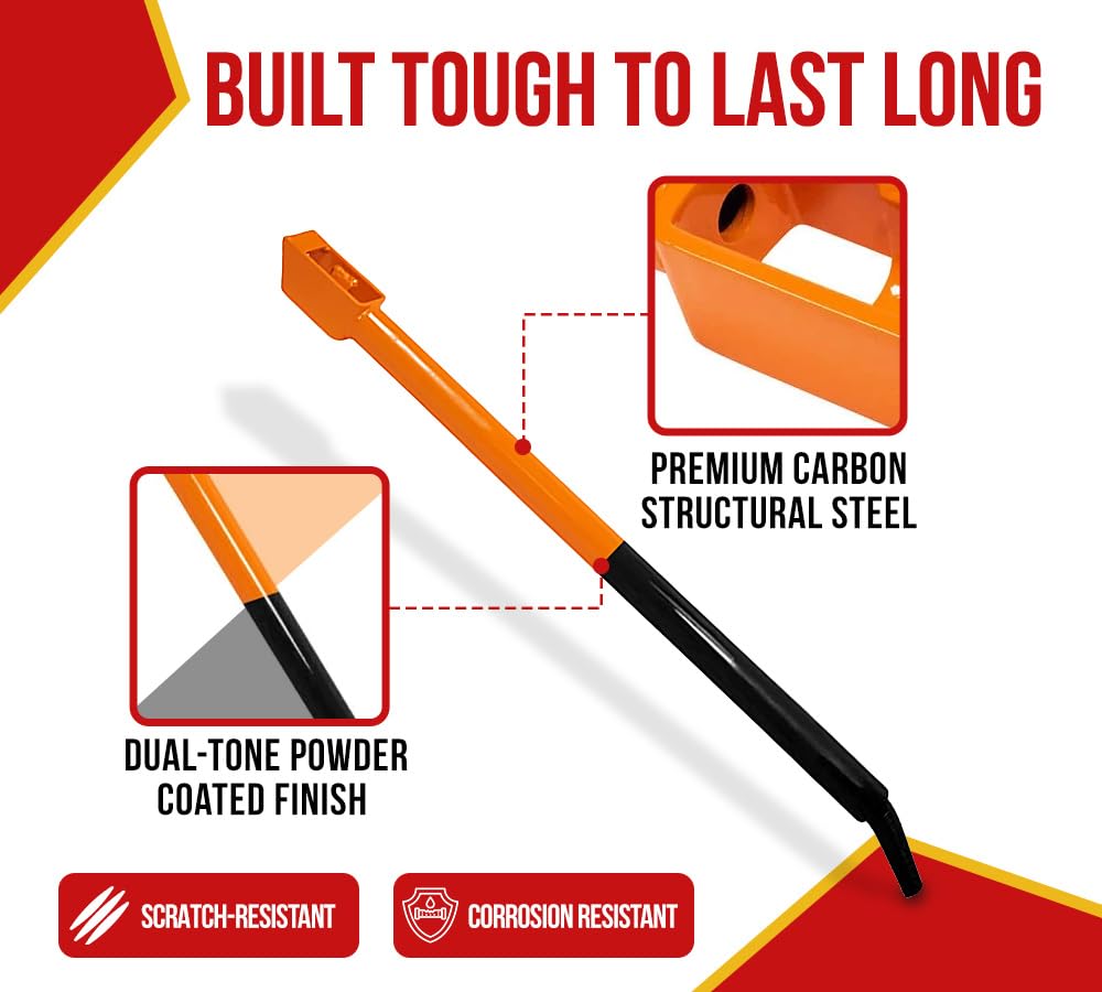Mytee Products knurled handle texture for secure grip and reduced slippage