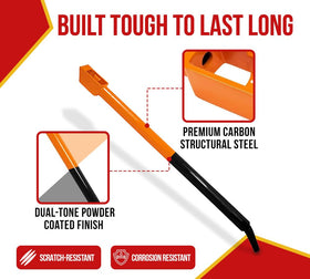 Mytee Products knurled handle texture for secure grip and reduced slippage