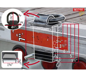 Mytee Products label and stamped rating showing certified load information for confidence