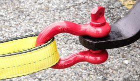 Mytee Products four shackles arranged to show pack quantity and readiness