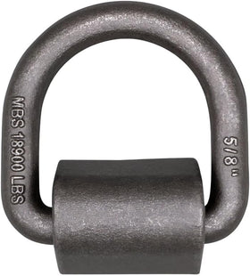 Mytee Products D-ring next to ruler showing 5/8" scale for correct sizing