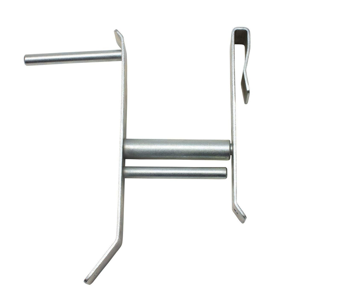 Mytee Products strap winder in use on flatbed coiling straps quickly to save time and reduce tangles