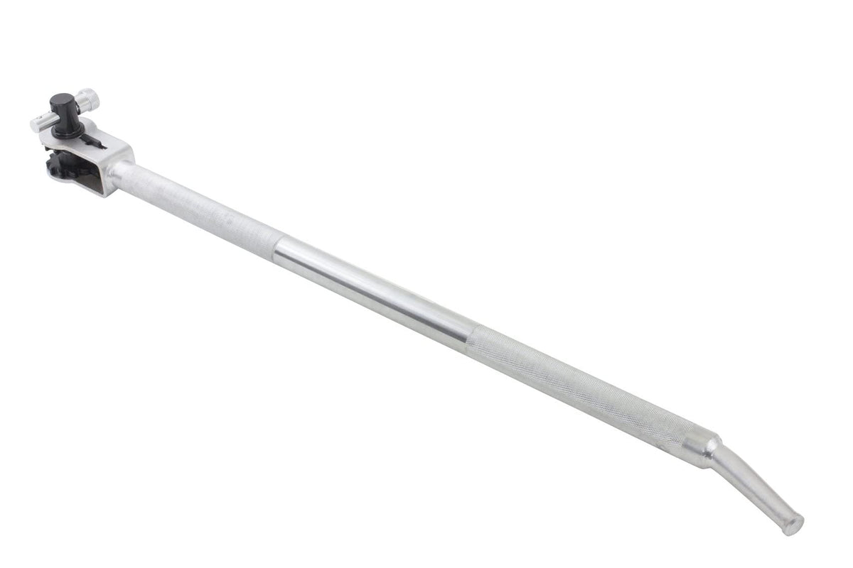 Mytee Products ratcheting winch bar front view showing chrome finish and sturdy construction
