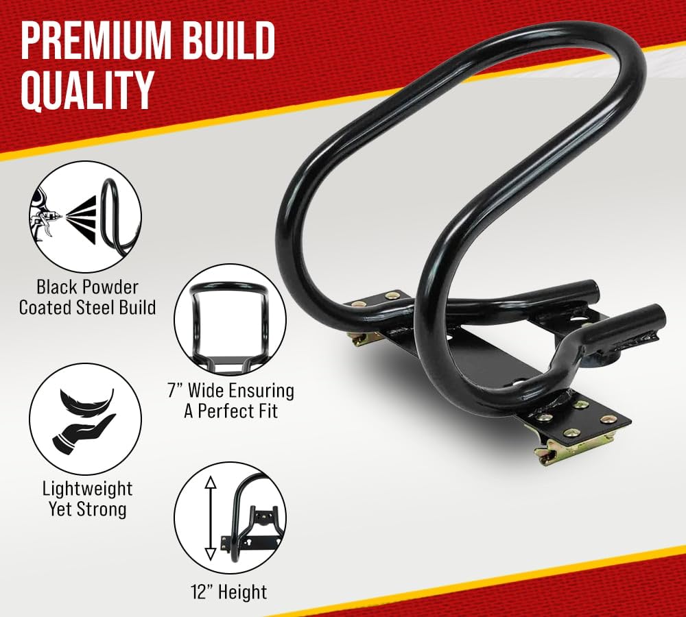 Mytee Products side profile highlighting steel construction and depth for support