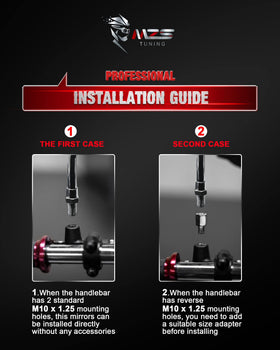 MZS adapters and packaging included for universal 10mm fitment and quick installation