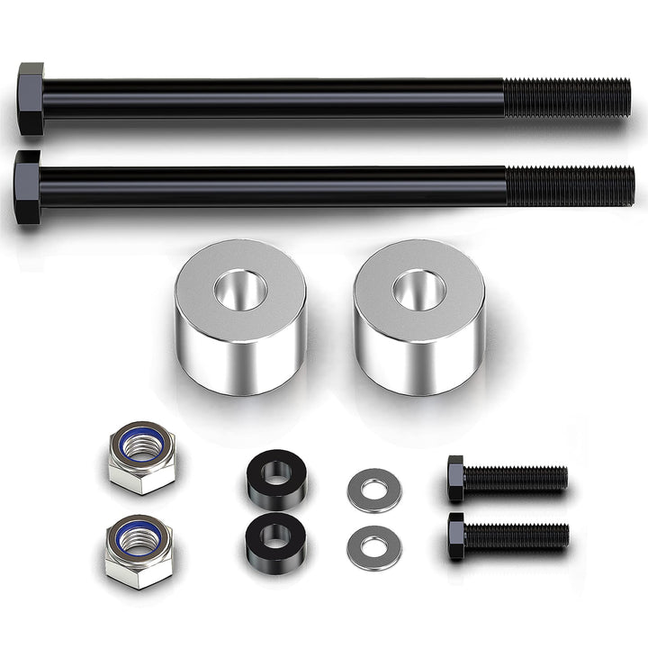 MZS front view of drop kit showing precise fit and improved alignment benefit