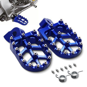 MZS packaged foot pegs with hardware ready for simple installation and fitment