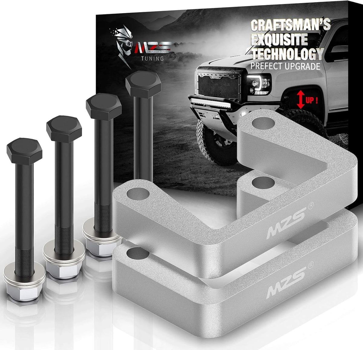 MZS kit packaging showing contents and model compatibility for quick verification