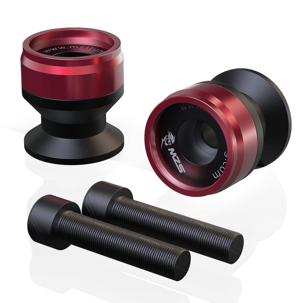 MZS front packaging showing spools and fitment, clear identification and quick install benefit