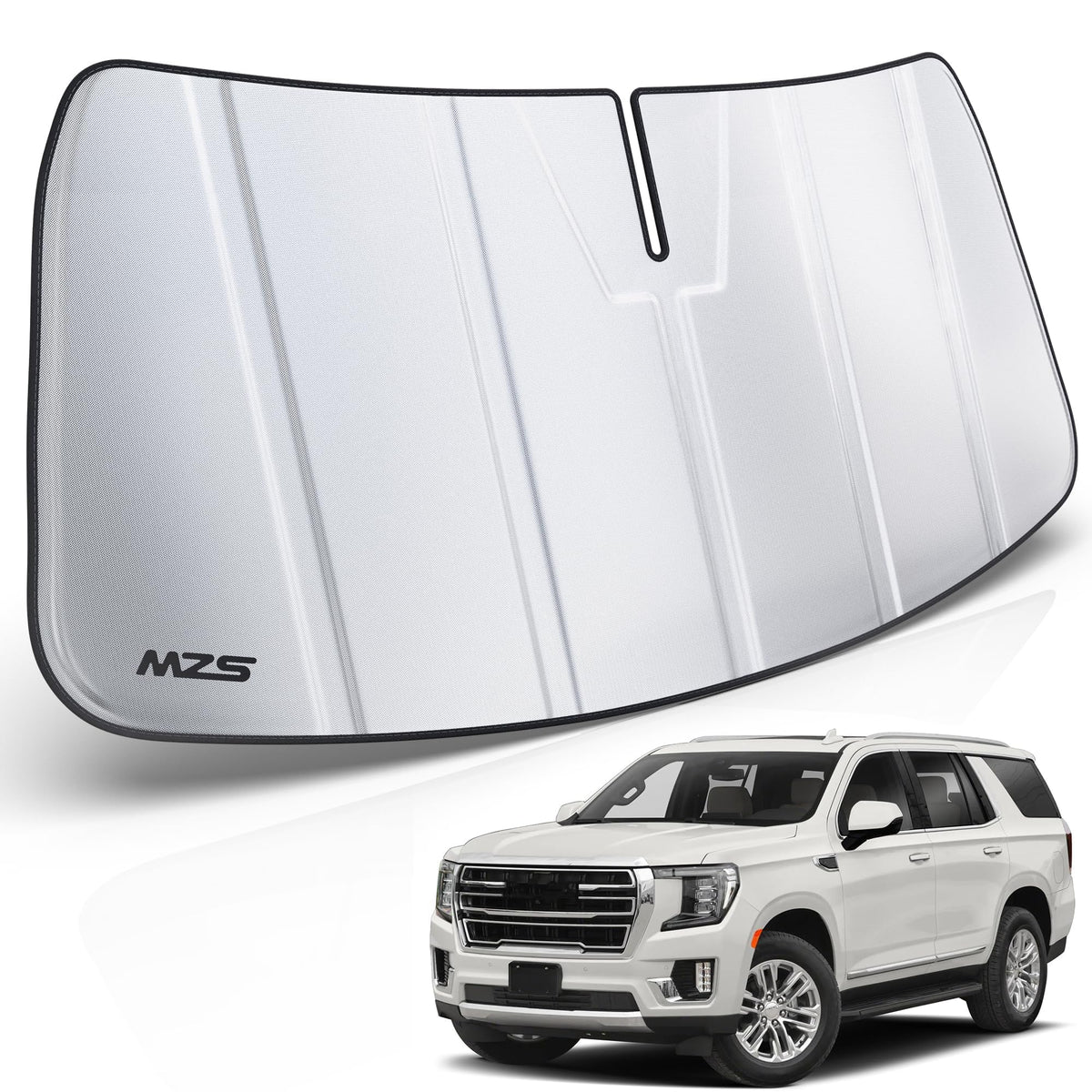 MZS front packaging view showing shade and storage bag benefit protection