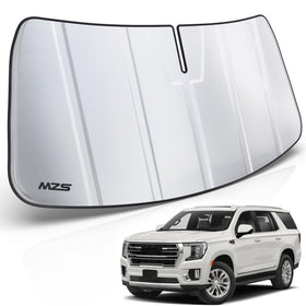 MZS front packaging view showing shade and storage bag benefit protection
