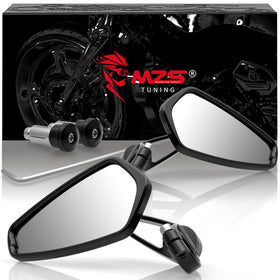 MZS lifestyle shot on a city ride highlighting clear rear visibility benefit