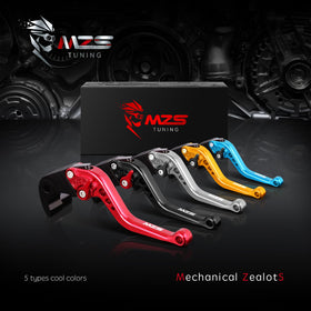 MZS lifestyle shot of bike with levers emphasizing performance-focused appearance