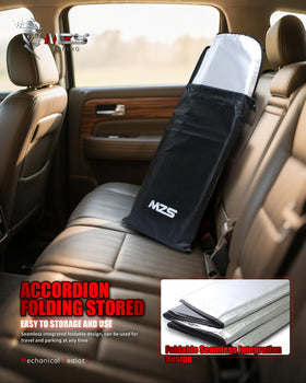 MZS reinforced stitching detail for durable repeated folding