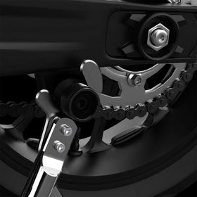 MZS close-up of spool threading and screw for precise fit and secure mount