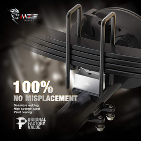 MZS U-bolts and hardware laid out showing complete kit and easy installation advantage