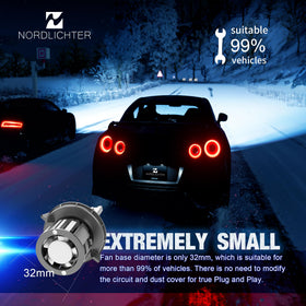 N NORDLICHTER H10 fog bulb passive cooling body for quiet durability