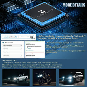 N NORDLICHTER H13 installed on F150 at night improving road visibility