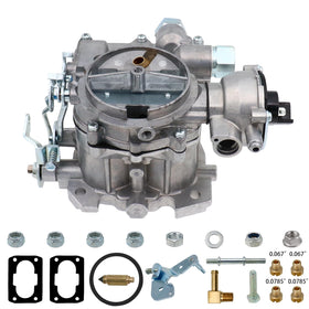 NACHUAN carburetor next to ruler illustrating 3.75 x 2 inch base pattern clarity