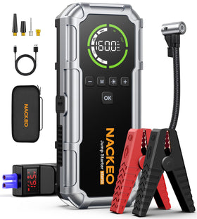 NACKEO front panel overview showing controls and ports for fast use