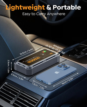 NACKEO rugged housing texture resisting water and shock for durability