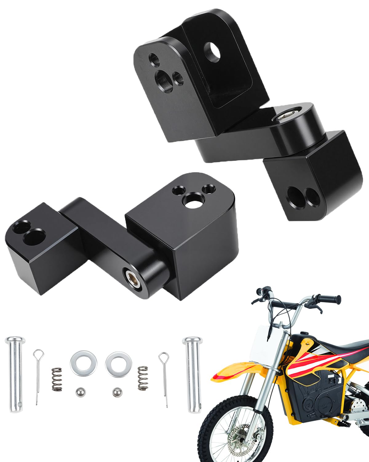NACORE front view of lowering brackets showing fit and sturdiness