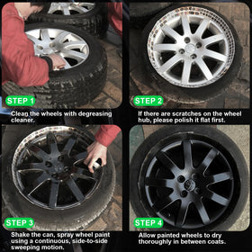 NADAMOO dried gloss finish on wheel showing restored look benefit
