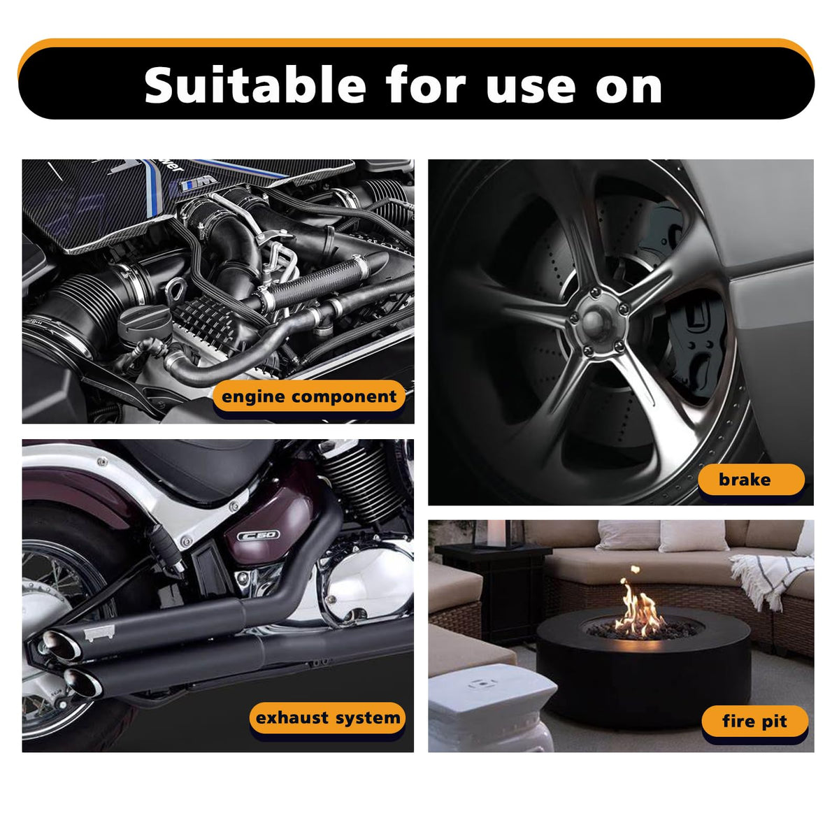 NADAMOO exhaust pipe restoration example illustrating rust protection and renewed appearance