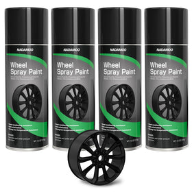 NADAMOO front view of four cans showing packaging and semi-gloss black color benefits