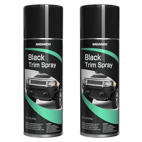 NADAMOO front view of two cans showing packaging and satin black benefit