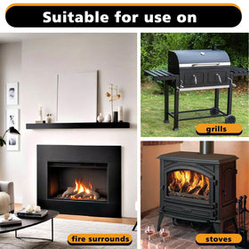 NADAMOO painted BBQ grill exterior displaying heat-resistant protection benefit