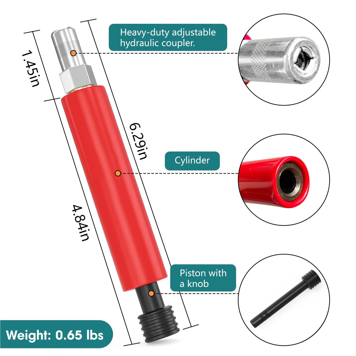 Nagiee kit laid out with replacement tip and O-rings showing included maintenance parts