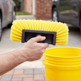 Nagpew scrubbing bumper demonstrating gentle effective cleaning